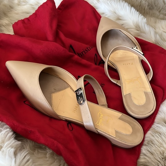 Christian Louboutin choc loc flats 38 - Picture 2 of 10